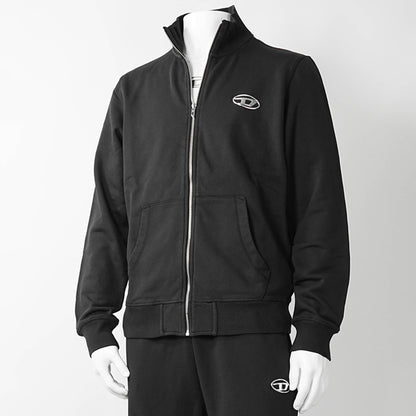 DIESEL メンズ トラックジャケット S GINN ZIP IOD A21873 0BKBW ブラック 900