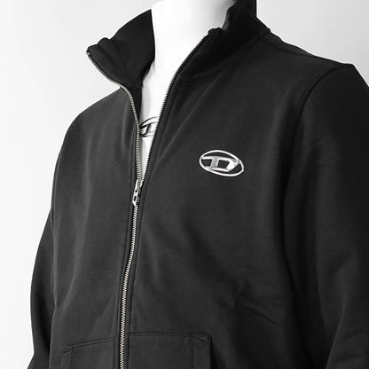 DIESEL メンズ トラックジャケット S GINN ZIP IOD A21873 0BKBW ブラック 900