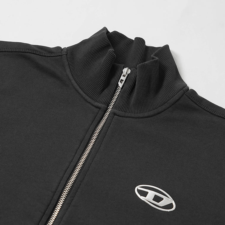 DIESEL メンズ トラックジャケット S GINN ZIP IOD A21873 0BKBW ブラック 900