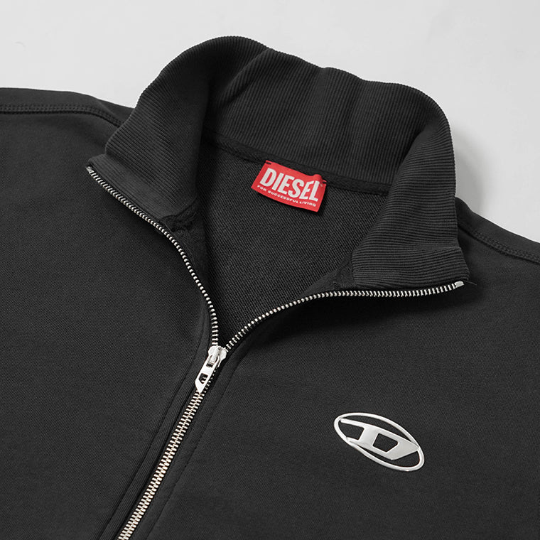 DIESEL メンズ トラックジャケット S GINN ZIP IOD A21873 0BKBW ブラック 900