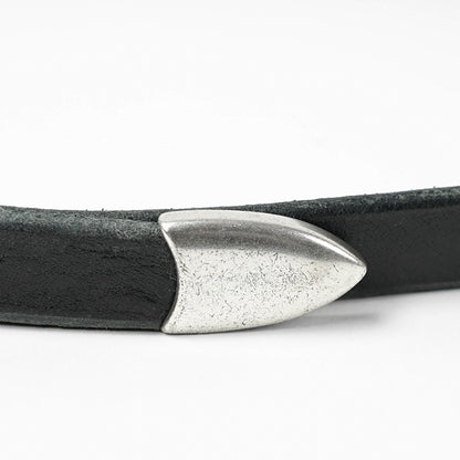 OUR LEGACY メンズ ベルト 2CM BELT A2208BBLA ブラック BLACK LEATHER