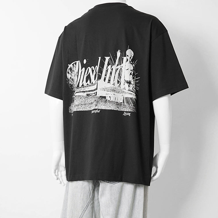 【2026SS SUMMER SALE】DIESEL メンズ Tシャツ T BOGGY V2 A22481 0PLAT 2カラー