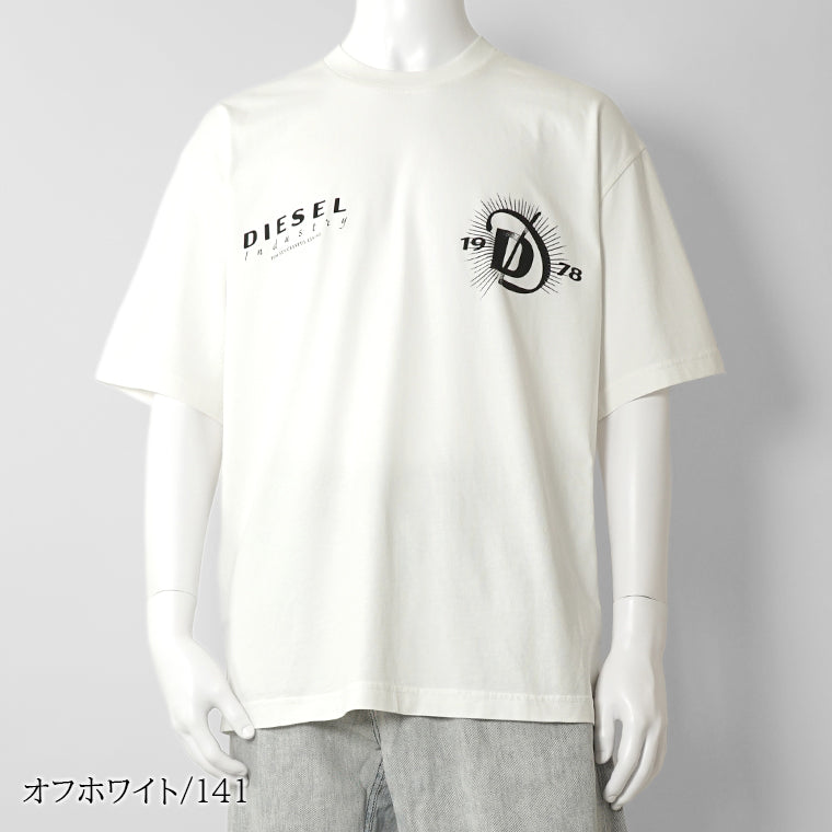 【2026SS SUMMER SALE】DIESEL メンズ Tシャツ T BOGGY V6 A22505 0WICU 2カラー