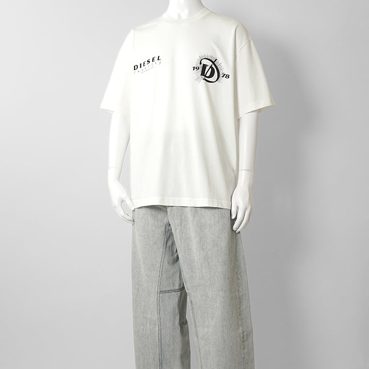 【2026SS SUMMER SALE】DIESEL メンズ Tシャツ T BOGGY V6 A22505 0WICU 2カラー