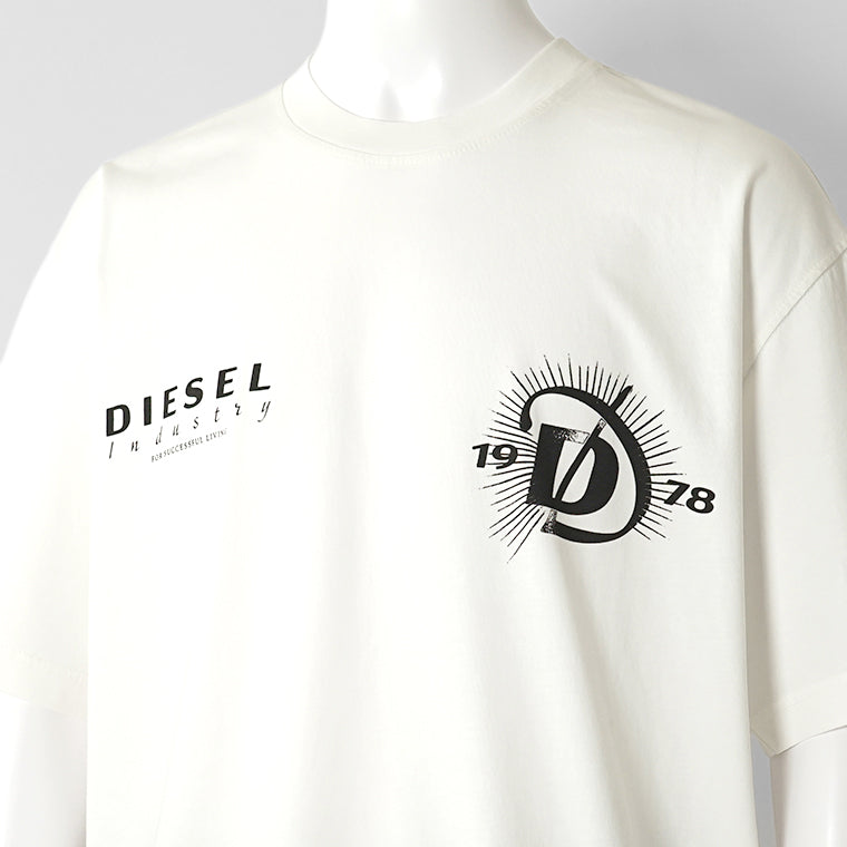 【2026SS SUMMER SALE】DIESEL メンズ Tシャツ T BOGGY V6 A22505 0WICU 2カラー