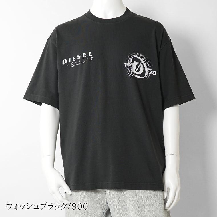 【2026SS SUMMER SALE】DIESEL メンズ Tシャツ T BOGGY V6 A22505 0WICU 2カラー