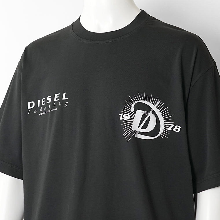 【2026SS SUMMER SALE】DIESEL メンズ Tシャツ T BOGGY V6 A22505 0WICU 2カラー