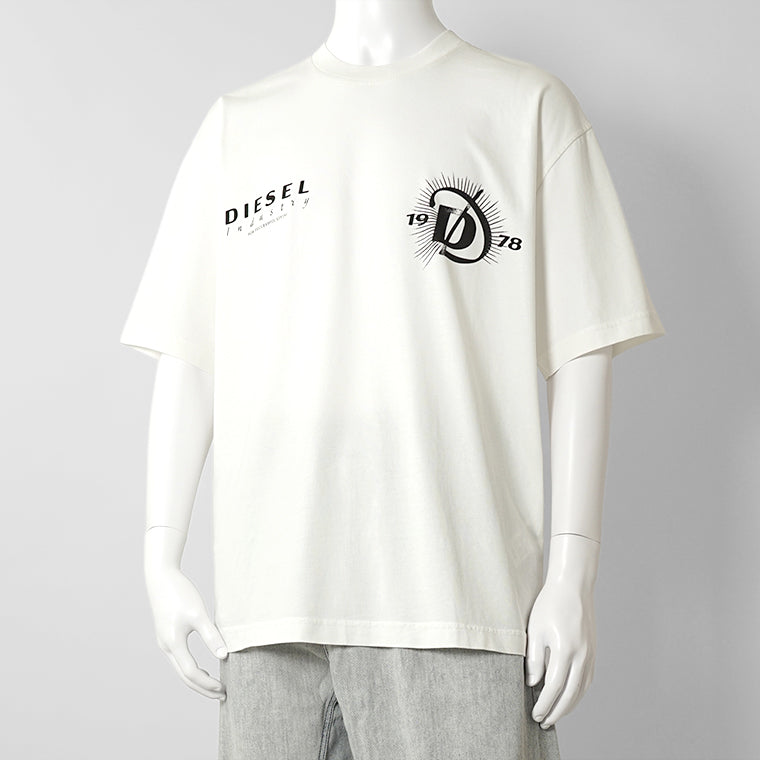 【2026SS SUMMER SALE】DIESEL メンズ Tシャツ T BOGGY V6 A22505 0WICU 2カラー