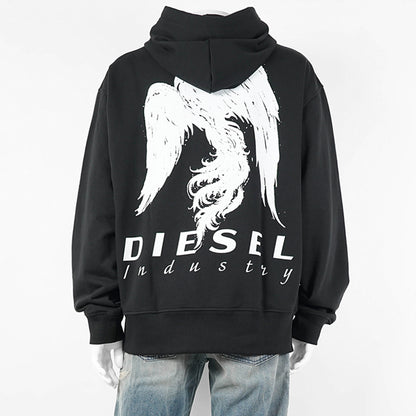 DIESEL メンズ パーカー S MACS HOOD V3 A22511 0HYAT ブラック 9XX