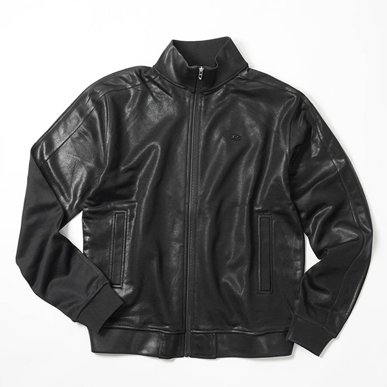 DIESEL メンズ トラックジャケット S GLOSSY A22631 0NJCD ブラック 9XX