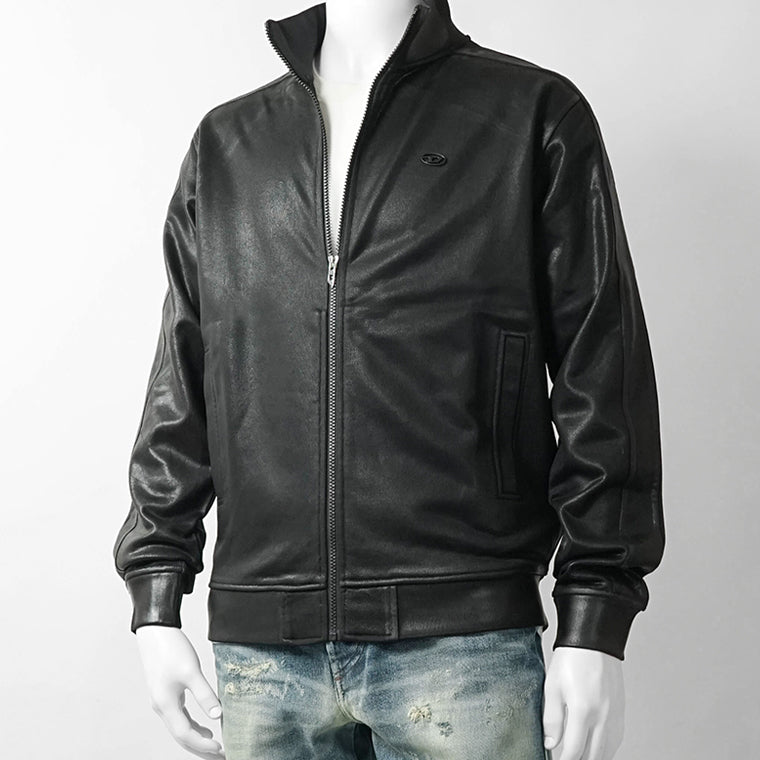 DIESEL メンズ トラックジャケット S GLOSSY A22631 0NJCD ブラック 9XX