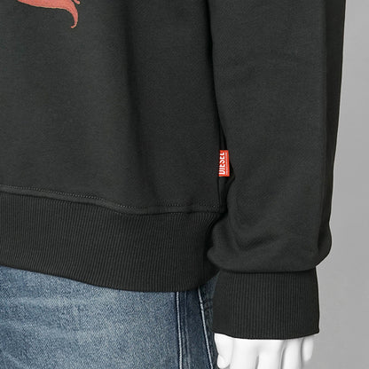DIESEL メンズ スウェットシャツ S GINN AA2 A22846 0NSEX ブラック系 900A