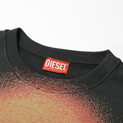 DIESEL メンズ スウェットシャツ S GINN AA2 A22846 0NSEX ブラック系 900A