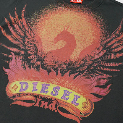 DIESEL メンズ スウェットシャツ S GINN AA2 A22846 0NSEX ブラック系 900A