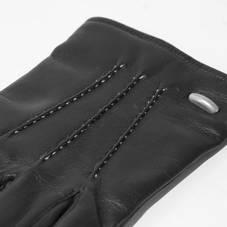 OUR LEGACY メンズ グローブ HIS GLOVES A4248HIB ブラック BLACK LEATHER