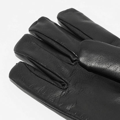 OUR LEGACY メンズ グローブ HIS GLOVES A4248HIB ブラック BLACK LEATHER