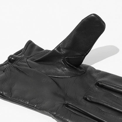 OUR LEGACY メンズ グローブ HIS GLOVES A4248HIB ブラック BLACK LEATHER