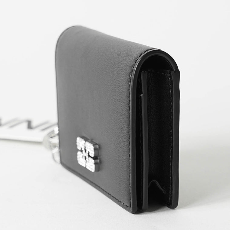 GANNI レディース カードケース A6395 BLACK ブラック 099