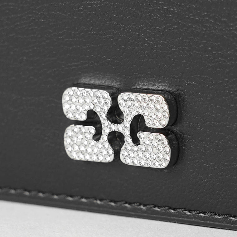 GANNI レディース カードケース A6395 BLACK ブラック 099