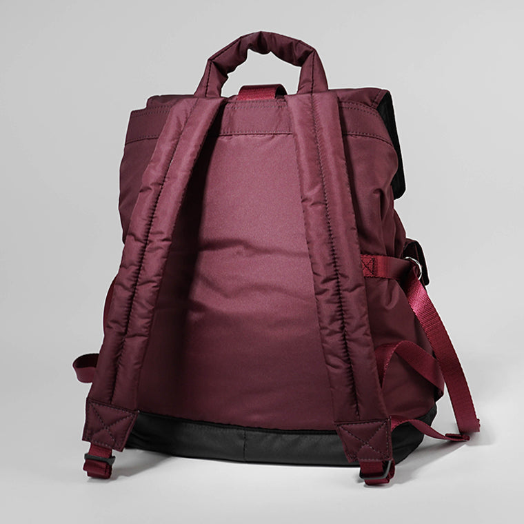 GANNI レディース メンズ バックパック RECYCLED TECH BACKPACK A6466 5488 DARK BURGUNDY バーガンディー 234