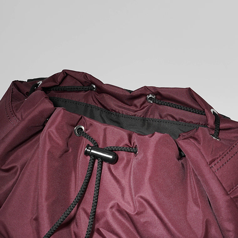 GANNI レディース メンズ バックパック RECYCLED TECH BACKPACK A6466 5488 DARK BURGUNDY バーガンディー 234