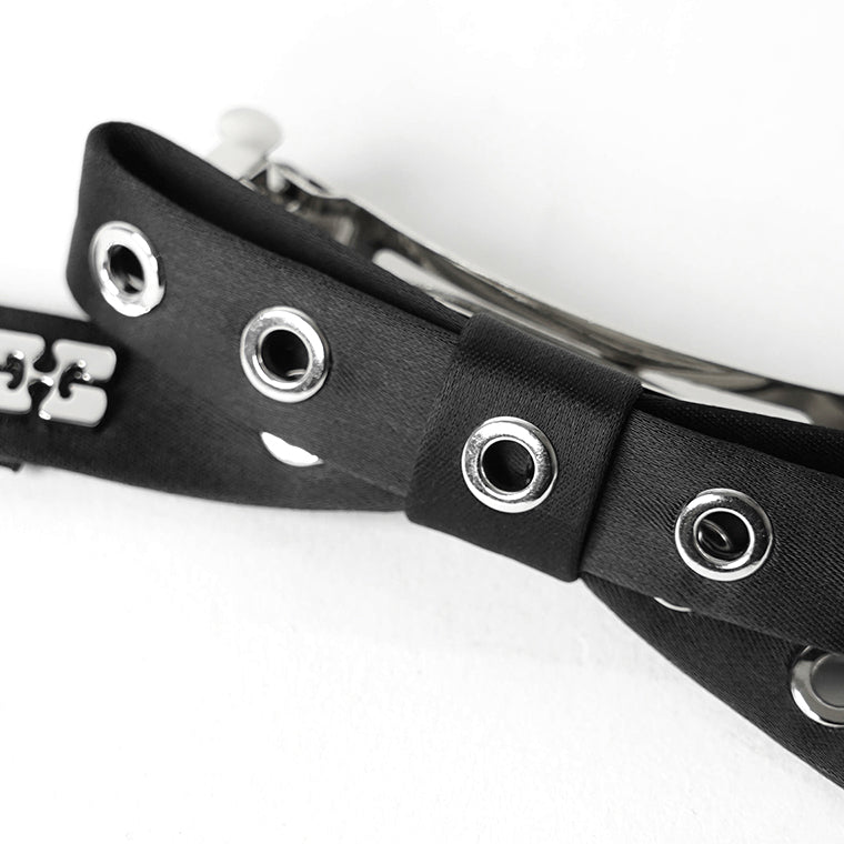 GANNI レディース バレッタ A6469 BLACK ブラック 099