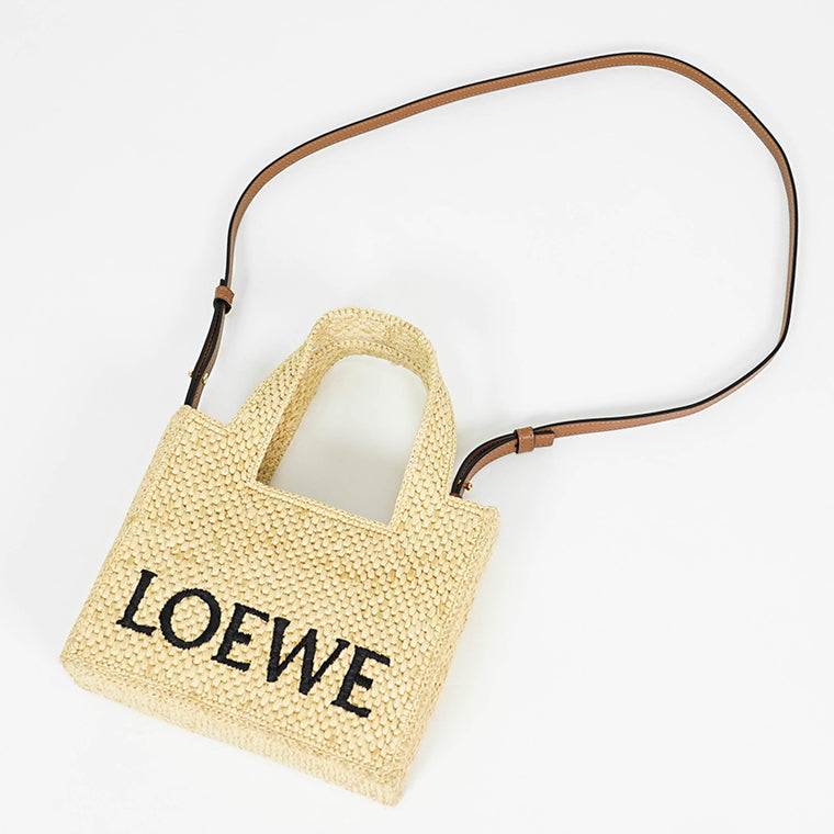 LOEWE レディース トートバッグ FONT TOTE MINI A685V46X01 NATURAL 2123