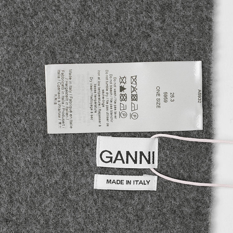 GANNI レディース マフラー A6932 A6931  A6942 3カラー