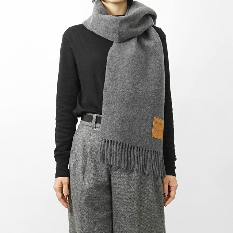 GANNI レディース マフラー A6932 A6931  A6942 3カラー