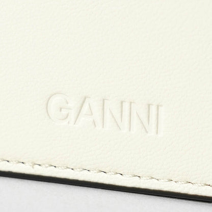 GANNI レディース コイン＆カードケース A7039 EGRET アイボリー 135
