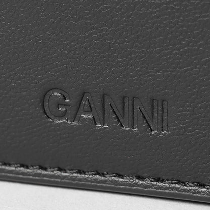 GANNI レディース コイン＆カードケース A7042 BLACK ブラック 099