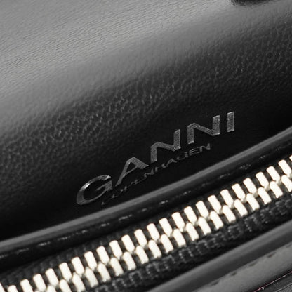 GANNI レディース コイン＆カードケース A7042 BLACK ブラック 099