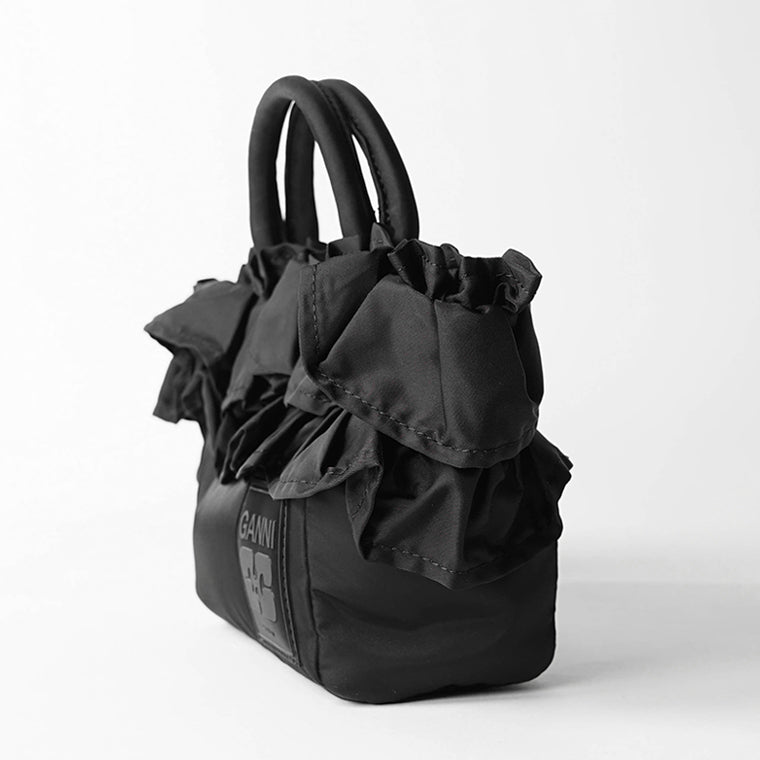 GANNI レディース ショルダーバッグ A7187 BLACK ブラック 099
