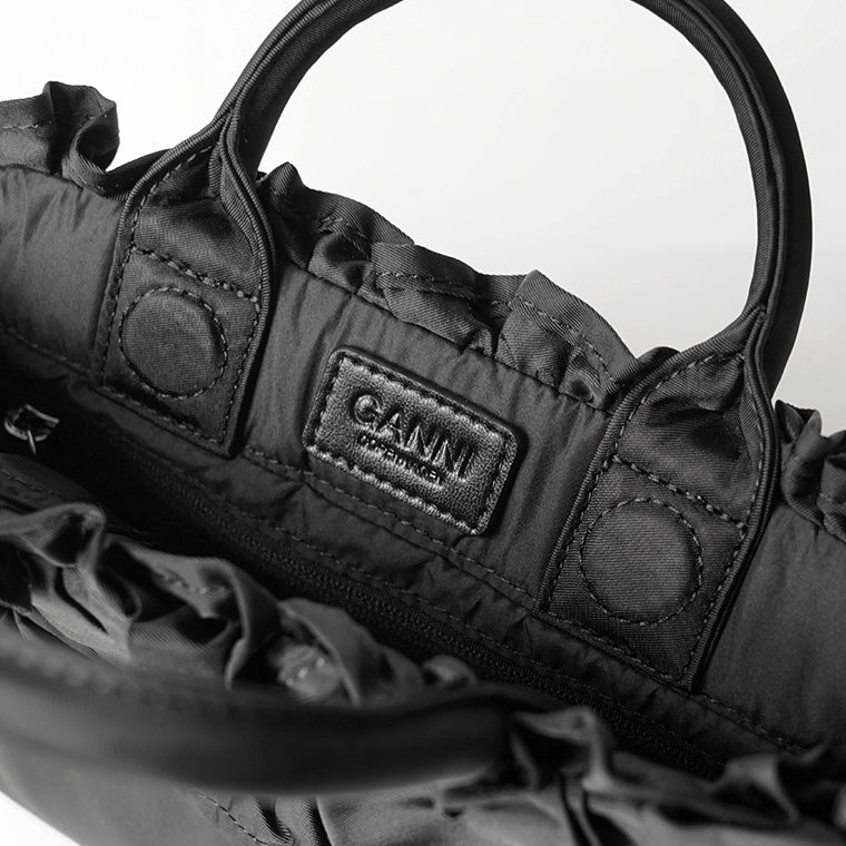 GANNI レディース ショルダーバッグ A7187 BLACK ブラック 099