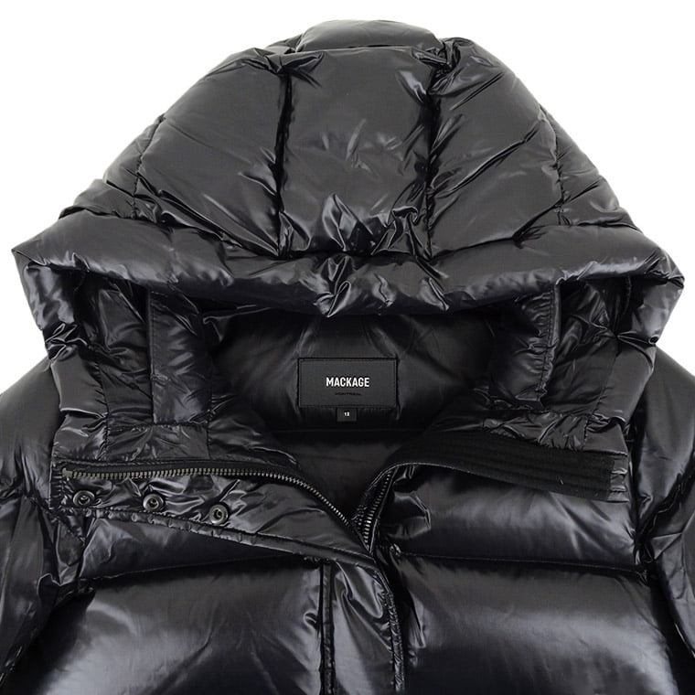 MACKAGE KIDS キッズ ダウンジャケット ALANNIS ブラック BLACK