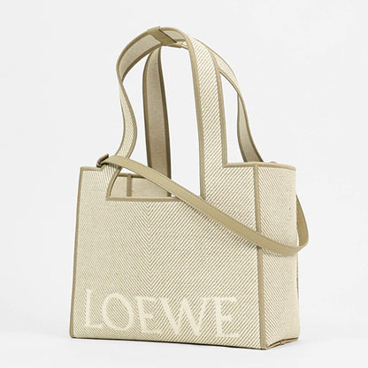 LOEWE レディース トートバッグ FONT TOTE MEDIUM ALF1B61X11 ECRU エクリュ 2370