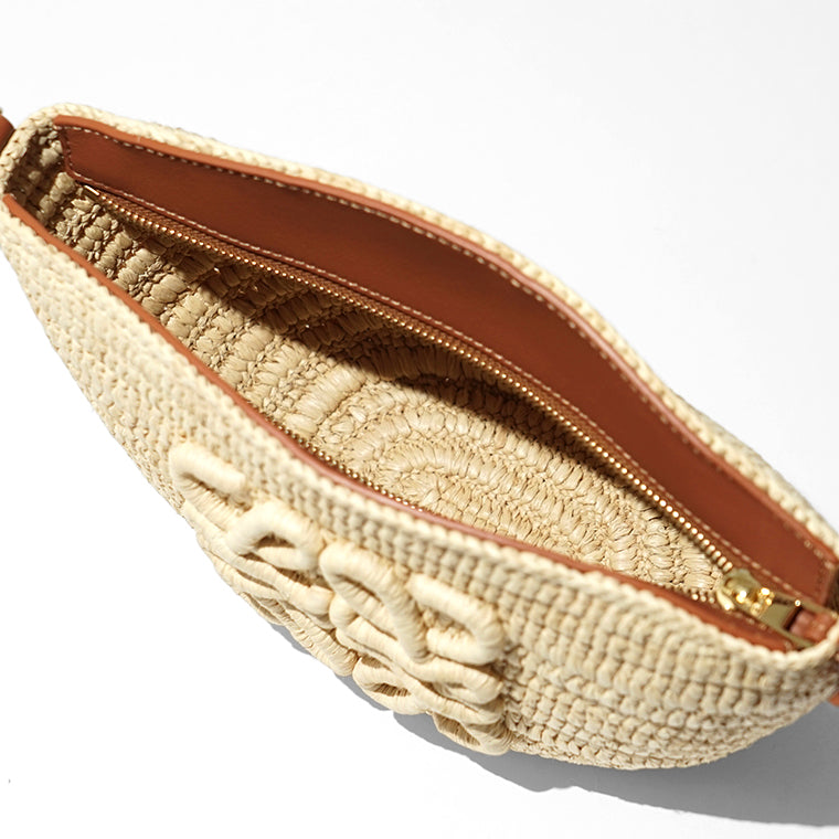 【SUMMER FINAL SALE】 LOEWE レディース バッグ ECLIPSE POCHETTE ANNGNN0X01 NATURAL TAN ナチュラル タン 2435