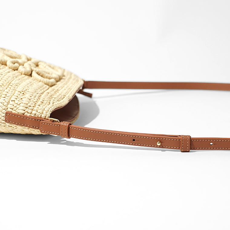 【SUMMER FINAL SALE】 LOEWE レディース バッグ ECLIPSE POCHETTE ANNGNN0X01 NATURAL TAN ナチュラル タン 2435