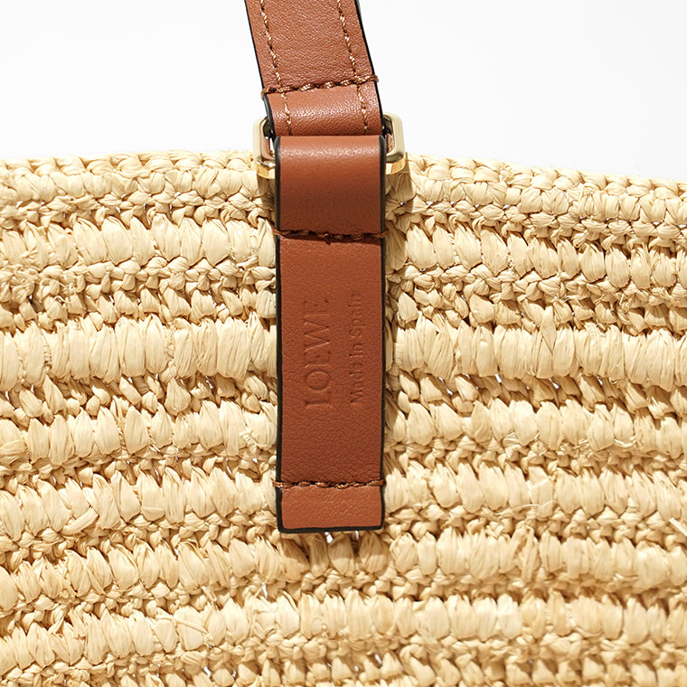 【SUMMER FINAL SALE】 LOEWE レディース バッグ ECLIPSE BASKET MEDIUM ANNGNN1X01 NATURAL TAN ナチュラル タン 2435