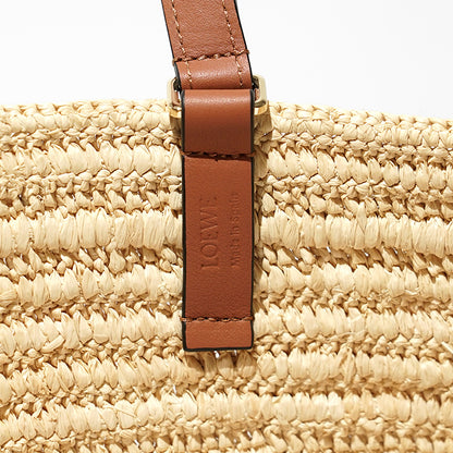 【SUMMER FINAL SALE】 LOEWE レディース バッグ ECLIPSE BASKET MEDIUM ANNGNN1X01 NATURAL TAN ナチュラル タン 2435