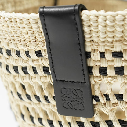 【SUMMER FINAL SALE】 LOEWE レディース バッグ BRAID BASKET SMALL ASCPIBSX02 NATURAL BLACK ナチュラル ブラック 2165