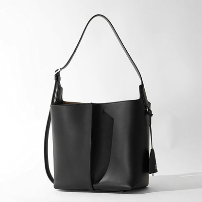 【SUMMER FINAL SALE】 LOEWE レディース ショルダーバッグ BILBAO BUCKET MEDIUM AWRAWRPX01 BLACK ブラック 1100
