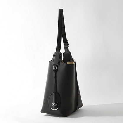 【SUMMER FINAL SALE】 LOEWE レディース ショルダーバッグ BILBAO BUCKET MEDIUM AWRAWRPX01 BLACK ブラック 1100