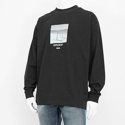 BALR. メンズ 長袖Tシャツ GOAL BOX FIT LONG SLEEVE T SHIRT B1111 1061 ブラック JET BLACK