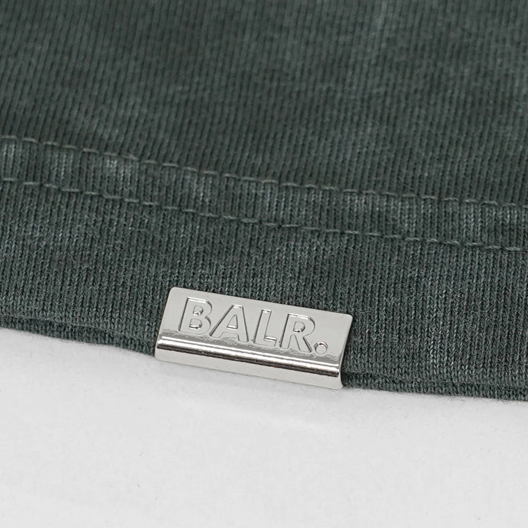 BALR. メンズ 長袖Tシャツ URBAN WASHED LONGSLEEVE B1111 1066 ウォッシュグレー VOLCANIC GREY
