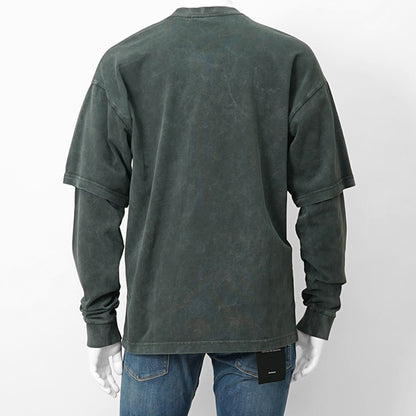 BALR. メンズ 長袖Tシャツ URBAN WASHED LONGSLEEVE B1111 1066 ウォッシュグレー VOLCANIC GREY
