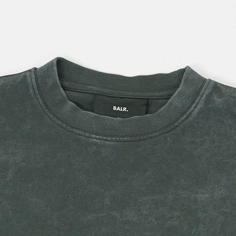 BALR. メンズ 長袖Tシャツ URBAN WASHED LONGSLEEVE B1111 1066 ウォッシュグレー VOLCANIC GREY