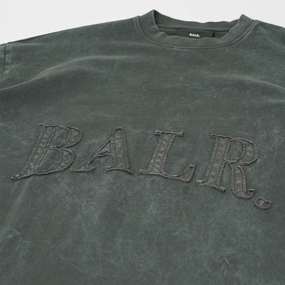 BALR. メンズ 長袖Tシャツ URBAN WASHED LONGSLEEVE B1111 1066 ウォッシュグレー VOLCANIC GREY