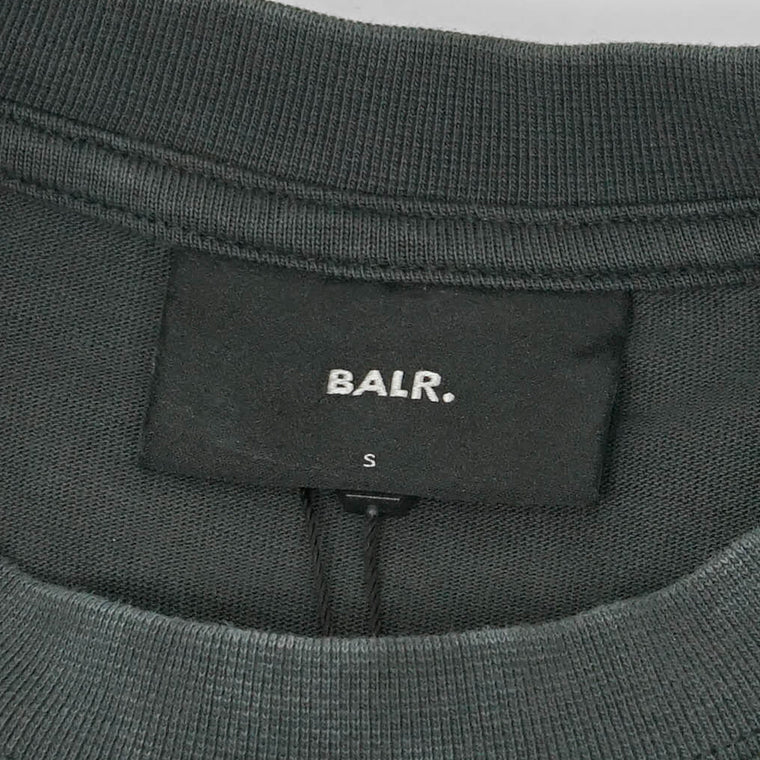 BALR. メンズ 長袖Tシャツ URBAN WASHED LONGSLEEVE B1111 1066 ウォッシュグレー VOLCANIC GREY