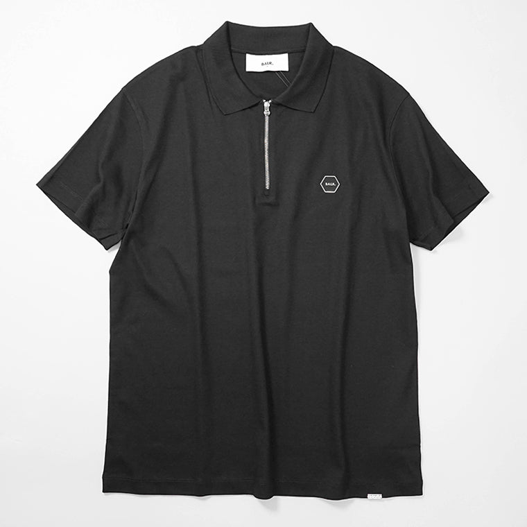 【SUMMER FINAL SALE】 BALR. メンズ ポロシャツ HEX SERIES POLO B1122 1040 ブラック JET BLACK